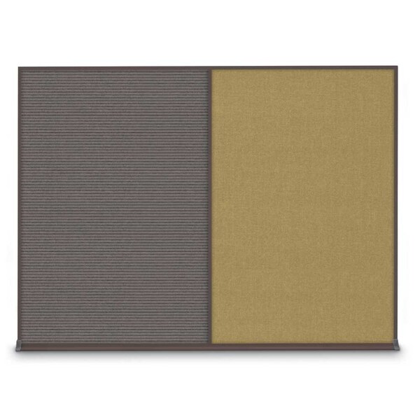 Double Door Radius Plus Corkboard, 60"X